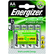 ENERGIZER PILA RECARGABLE POWER PLUS AA 4-PACK E300626700